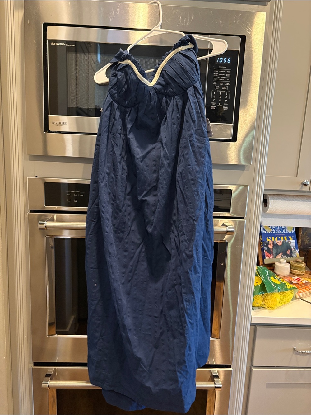 Free People Navy Blue Maxi Dress